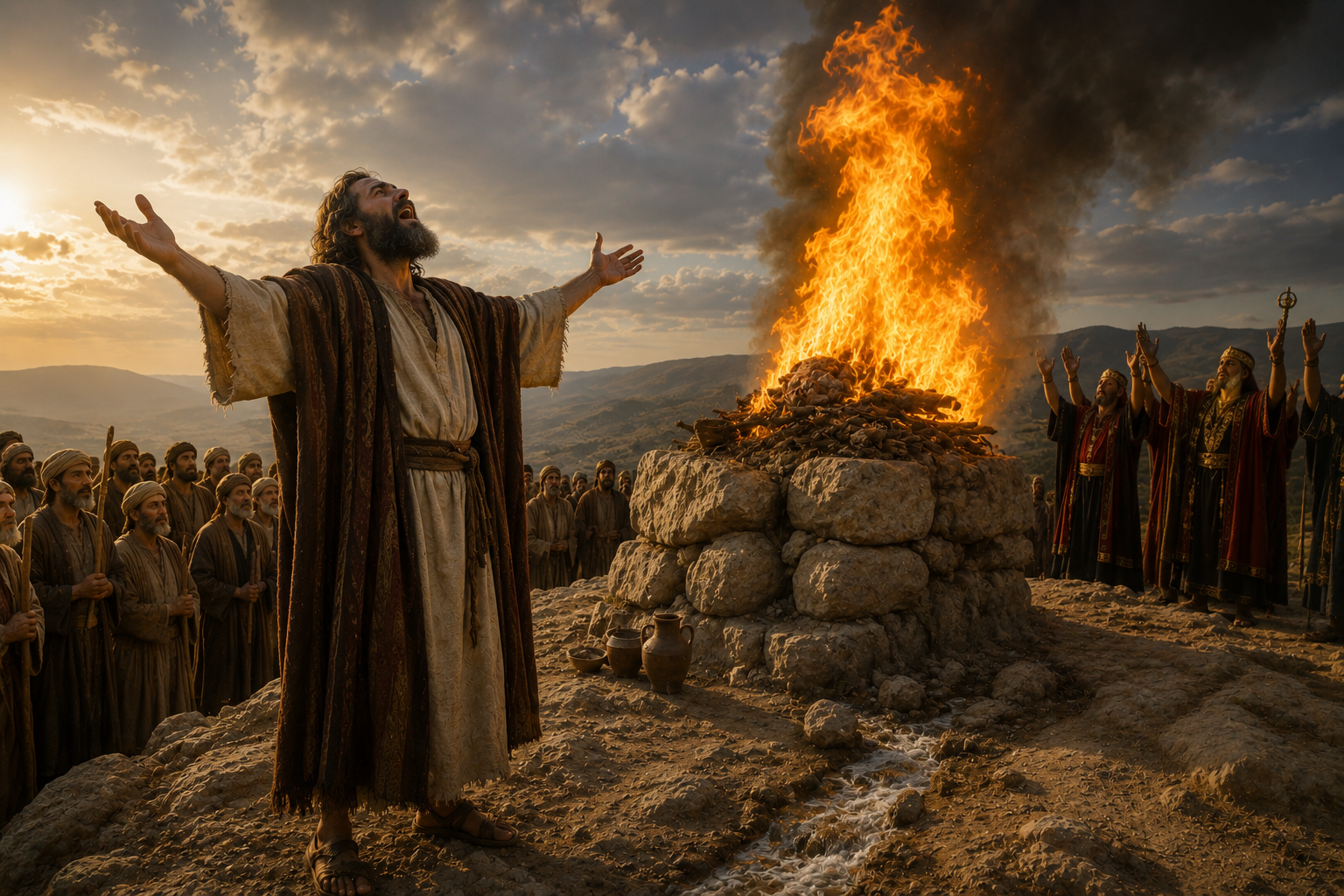Elijah on Mount Carmel