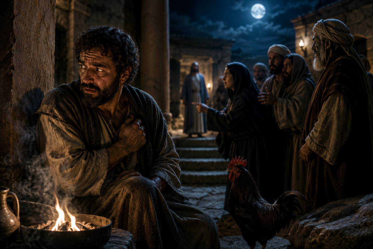 Peter Denies Jesus